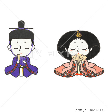 雛人形のイラスト 86460140