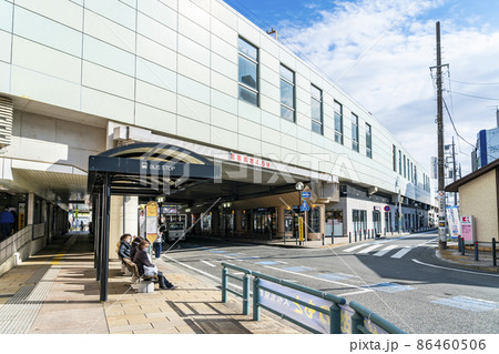 【神奈川県】2路線が交差する大和駅周辺の街並み 【神奈川県】2路線が交差する大和駅周辺の街並み 86460506
