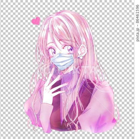 Small animal girl mask in love 86461596