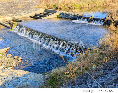 糸島 瑞梅寺川の清流の風景 糸島 瑞梅寺川の清流の風景 86462851
