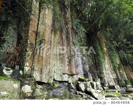 畳ヶ淵の柱状節理 畳ヶ淵の柱状節理 86464898