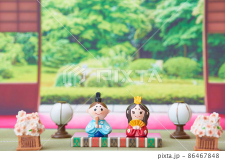 ひな祭り　お雛様 86467848