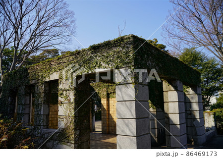 港の見える丘公園 フランス領事館跡 遺構 港の見える丘公園 フランス領事館跡 遺構 86469173