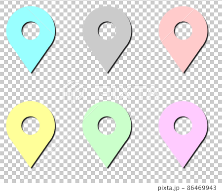 Colorful markings to indicate a specific position 86469943