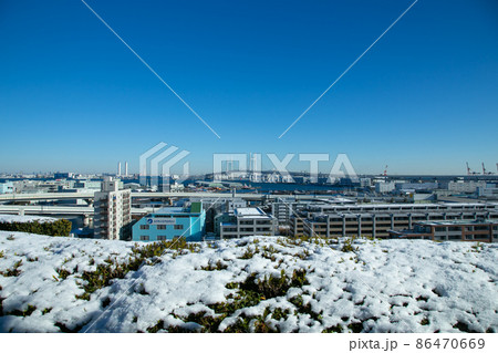 冬の港の見える丘公園 冬の港の見える丘公園 86470669