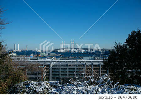 冬の港の見える丘公園 86470680