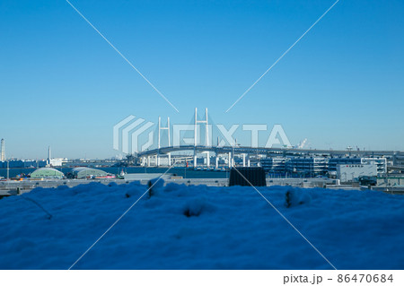 冬の港の見える丘公園 86470684