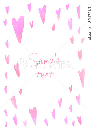 ハート　背景画像 86470854