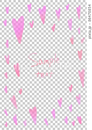 ハート　背景画像 86470854