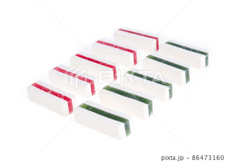 Homemade vanilla marshmallow bars. Photo 86473160