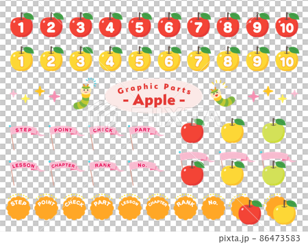 蘋果數字標題/圖標集 86473583