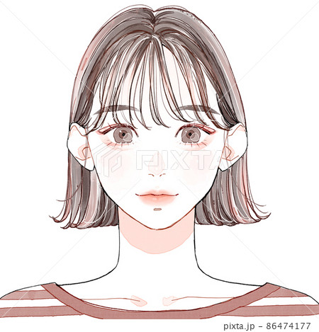 フレッシュ_前髪軽め 86474177