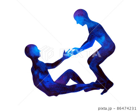 human help kindness love compassion psychology mindfulness concept art watercolor painting illustration design drawing human help kindness love compassion psychology mindfulness concept art watercolor painting illustration design drawing 86474231