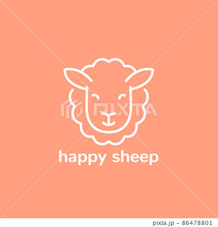 Sheep line icon, vector design 86478801