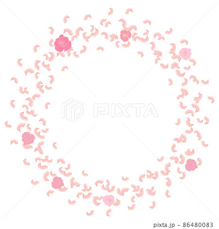 A frame of swirling, flying petals, roses. Whirlwind, wedding background love A frame of swirling, flying petals, roses. Whirlwind, wedding background love 86480083