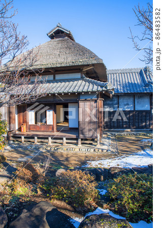 難波田城公園 旧大澤家住宅 縁側 庭 富士見市 難波田城公園 旧大澤家住宅 縁側 庭 富士見市 86483582