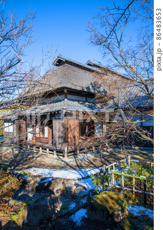 難波田城公園 旧大澤家住宅 縁側 庭 富士見市 難波田城公園 旧大澤家住宅 縁側 庭 富士見市 86483653