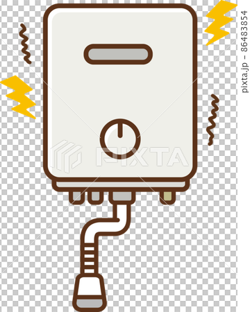 騒音を出す瞬間湯沸器 ガス湯沸かし器 86483854