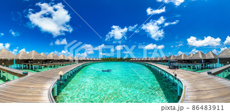 Water Villas (Bungalows) in the Maldives 86483911