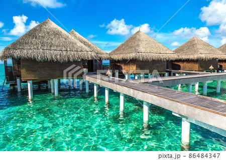 Water Villas (Bungalows) in the Maldives 86484347