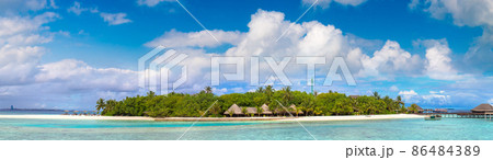 Water Villas (Bungalows) in the Maldives Water Villas (Bungalows) in the Maldives 86484389