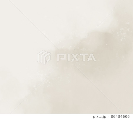 Beige Watercolor texture background with Paint Spatter 86484606