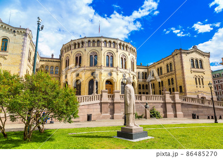 Norwegian Parliament in Oslo 86485270