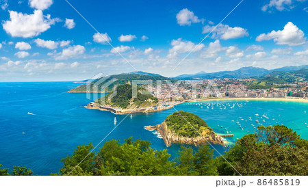 Panoramic view of San Sebastian 86485819