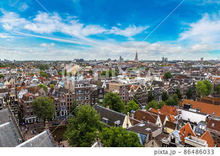 Panoramic view of Amsterdam Panoramic view of Amsterdam 86486033
