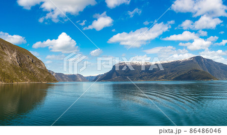 Sognefjord in Norway Sognefjord in Norway 86486046