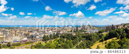 Panoramic view of Edinburgh, Scotland Panoramic view of Edinburgh, Scotland 86486313
