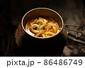 キャンプ飯 86486749