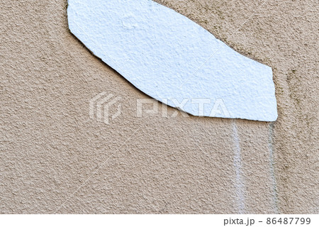 モルタル背景素材　モルタル塗装の壁　横浜 86487799