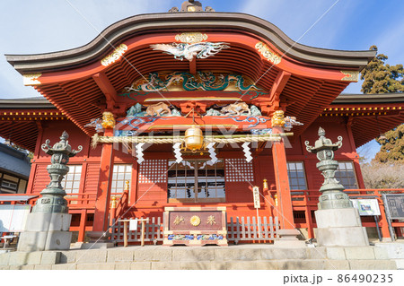 武蔵御嶽神社の幣殿・拝殿 武蔵御嶽神社の幣殿・拝殿 86490235