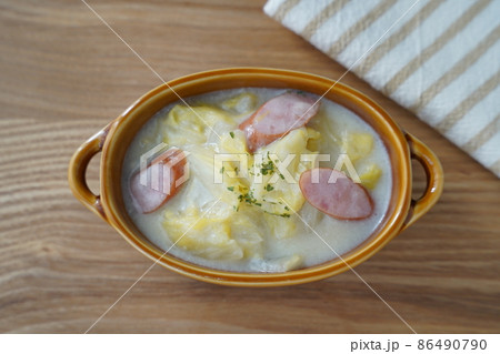 白菜とウィンナーのクリーム煮 86490790