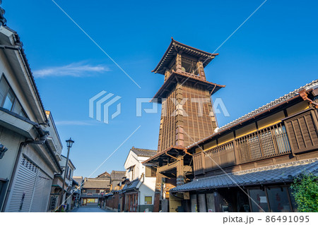 川越の時の鐘　江戸時代初期から時を告げてきた「時の鐘」鐘つき通り 86491095