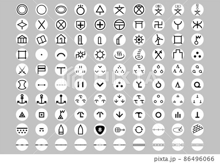 地図記号100 86496066