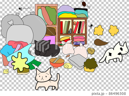 片づけられない、多頭崩壊 片づけられない、多頭崩壊 86496308