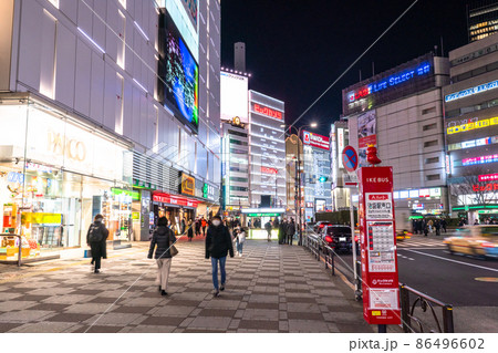 《東京都》池袋駅前・都市風景 《東京都》池袋駅前・都市風景 86496602