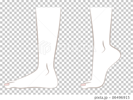 つま先立ち、かかと上げ つま先立ち、かかと上げ 86496915