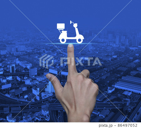 Business delivery service concept Business delivery service concept 86497052