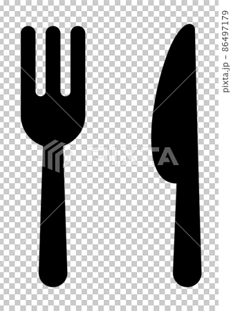 Restaurant map symbol - Stock Illustration [86497179] - PIXTA