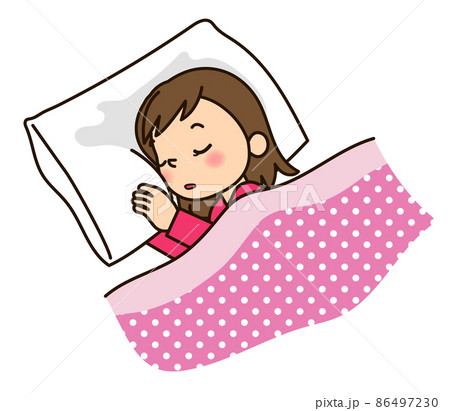 眠っている女性 眠っている女性 86497230