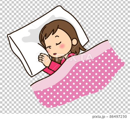 眠っている女性 眠っている女性 86497230