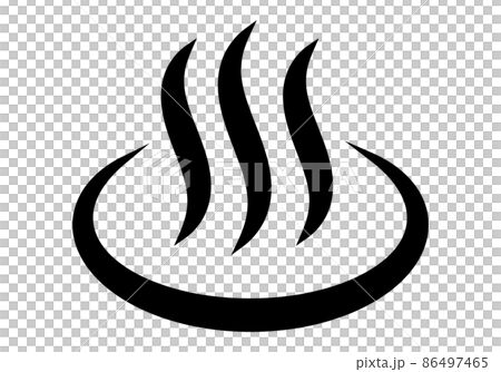 Hot spring map symbol Hot spring map symbol 86497465