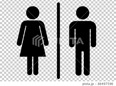トイレの地図記号 86497596