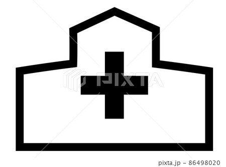 病院の地図記号 86498020