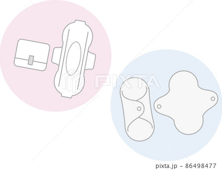 生理用品のイラスト 生理用品のイラスト 86498477