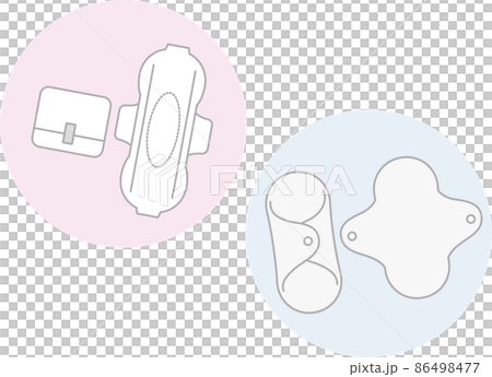生理用品のイラスト 生理用品のイラスト 86498477