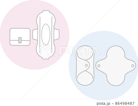 生理用品のイラスト 生理用品のイラスト 86498487